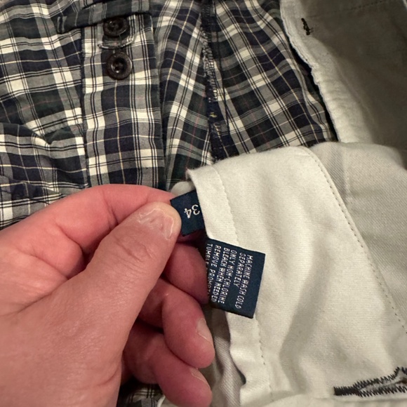 Men's Polo Ralph Lauren Madras Shorts (34W) - Picture 7 of 8